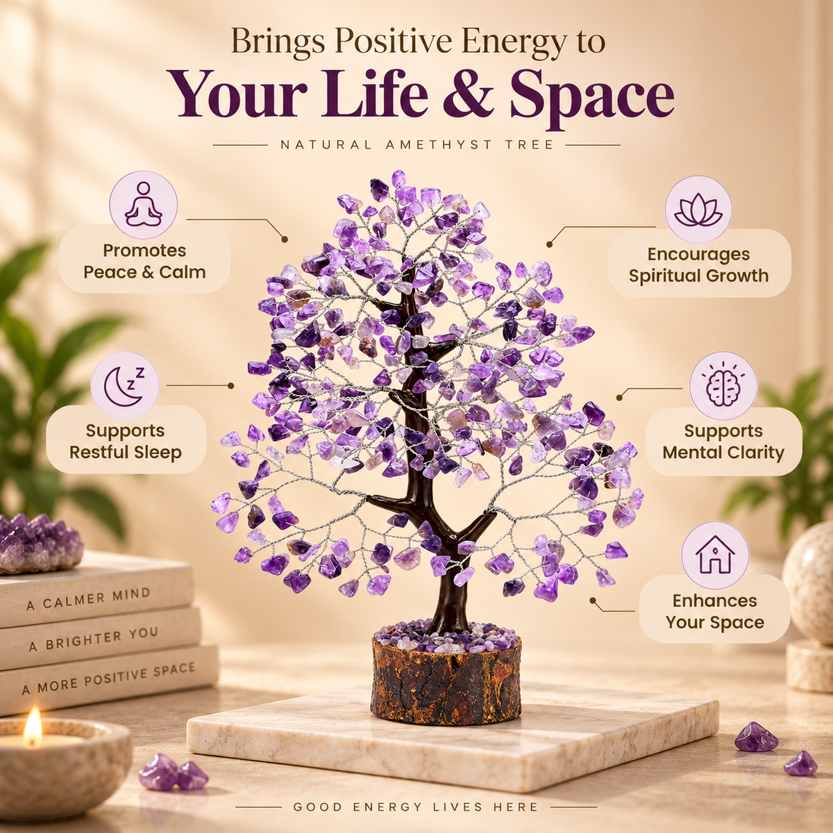 Amethyst Tree – Peace & Spiritual Growth